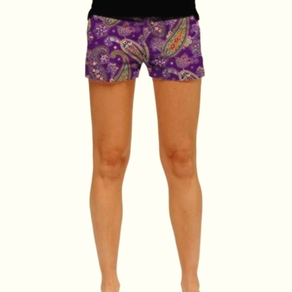 Loudmouth Womens Golf Shorts, Size Small - 35" hip width.